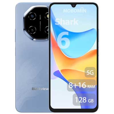 Black View shark 6 5G 128GB RAM 8+16